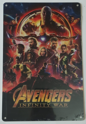 Metal Art Plate-Marvel Avengers