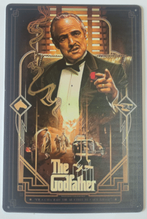 Metal Art Plate-El Padrino
