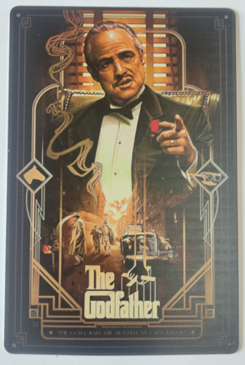 Metal Art Plate-El Padrino