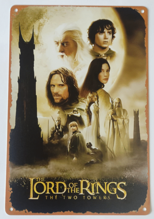 Metal Art Plate-El señor de los anillos