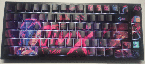 Teclado mecánico PRO JINX-League of Legends con pantalla GIF
