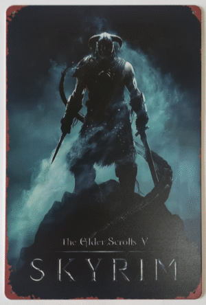 Metal Art Plate-The Elder Scrolls V
