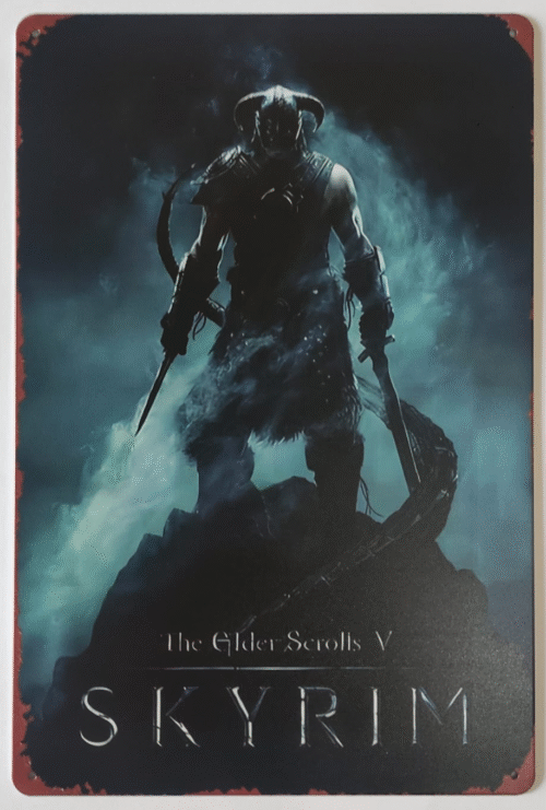 Metal Art Plate-The Elder Scrolls V