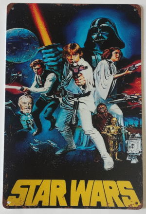 Metal Art Plate-Star Wars