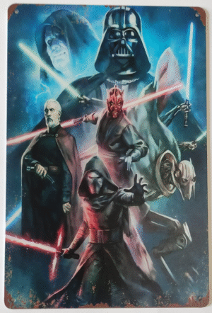 Metal Art Plate-Star Wars