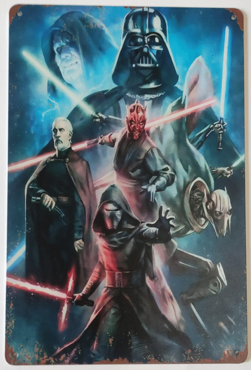 Metal Art Plate-Star Wars