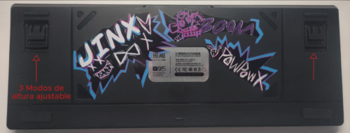 Teclado mecánico PRO Max JINX-League of Legends con pantalla GIF