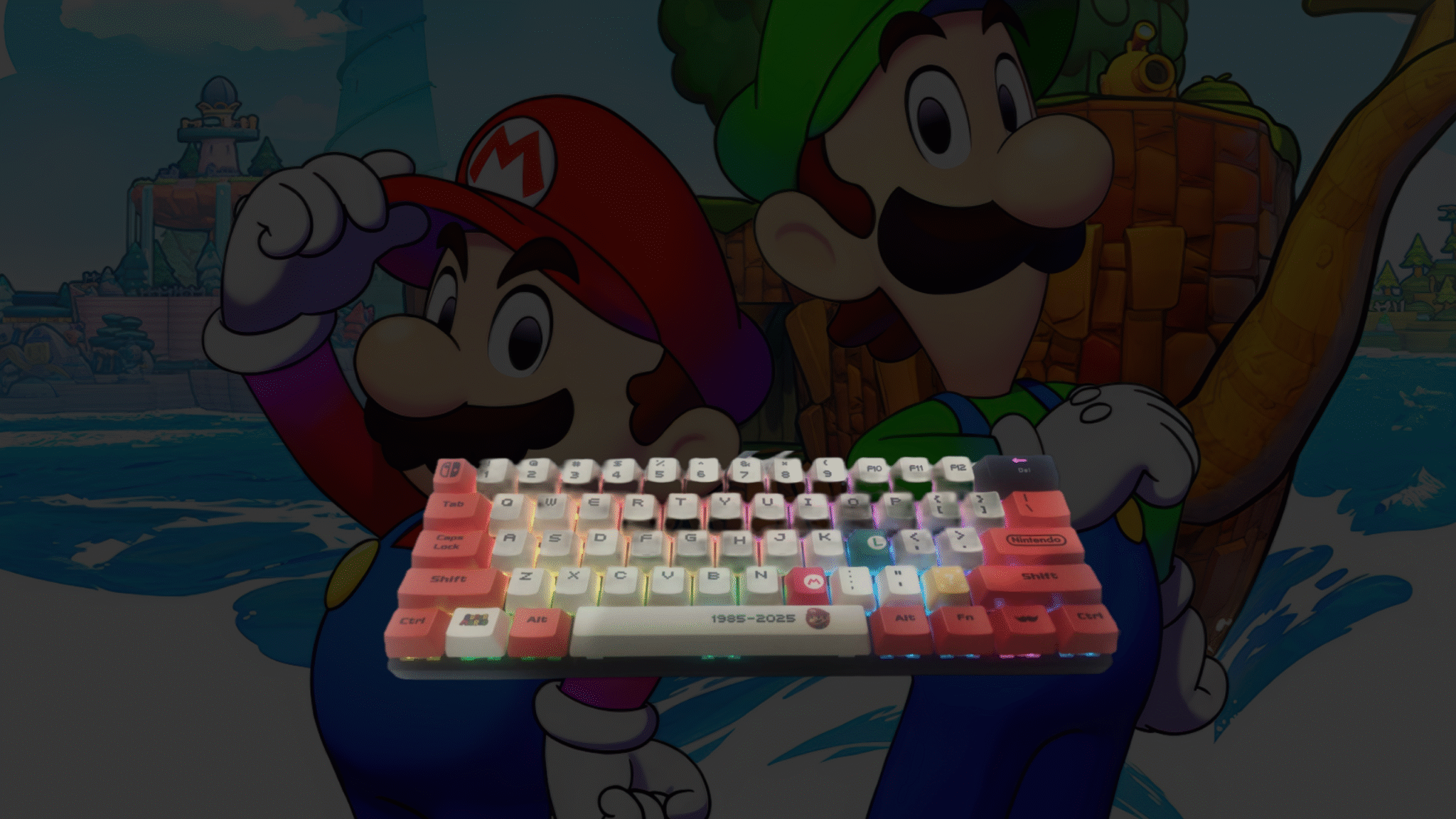 Teclado mecánico RGB Essential 61 – Mario Bros – Forja Digital Estudio