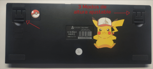 Teclado mecánico Advanced- PIKACHU-Pokemon