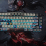 Teclado mecánico PRO Yasuo-League of Legends con pantalla GIF y Macros