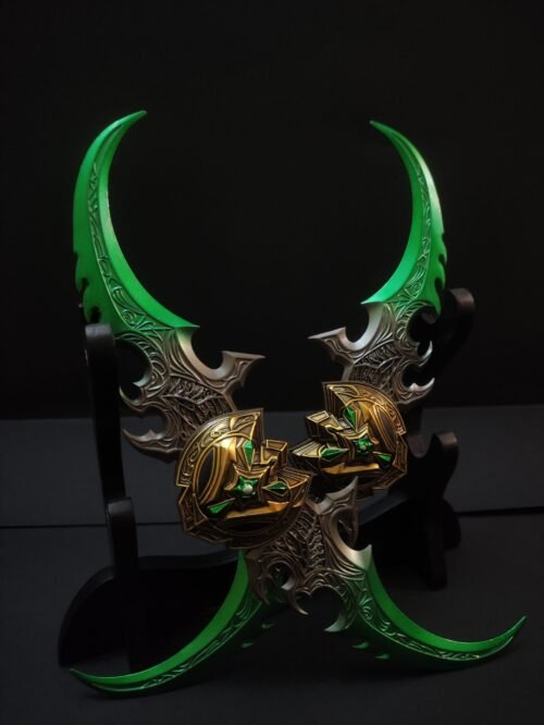Warglaives of Azzinoth 29CM- ILLIDAN World of Warcraft ( 2X Warglaives )