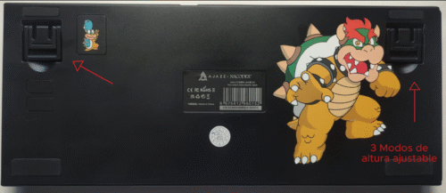 Teclado mecánico Advanced- Mario Bros-2