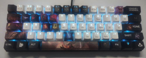 Teclado mecánico RGB Essential 61  - YONE League of legends