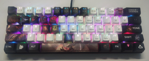 Teclado mecánico RGB Essential 61  - YONE League of legends