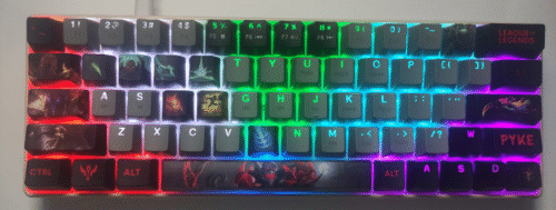 Teclado mecánico RGB Essential 63 - PYKE League of legends