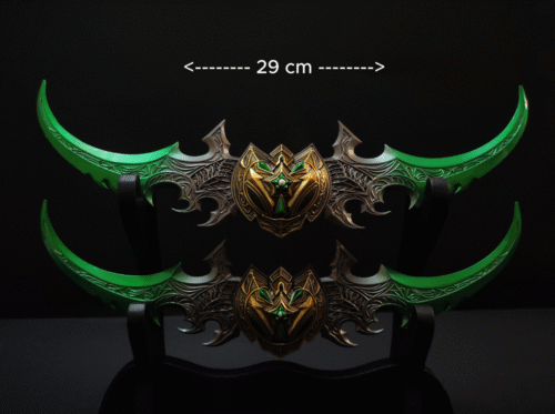 Warglaives of Azzinoth 29CM- ILLIDAN World of Warcraft ( 2X Warglaives )