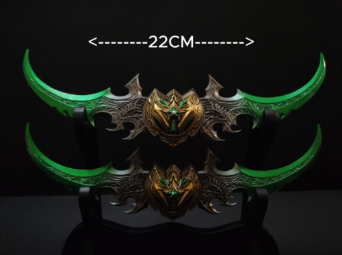 Warglaives of Azzinoth 22CM- ILLIDAN World of Warcraft ( 2X Warglaives )