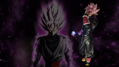 Figura Goku Black Super Saiyan con sistema FDS - Dragon Ball