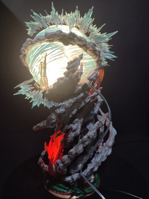 Figura Goku Genkidama con sistema FDS y Alumbrado-Dragon Ball