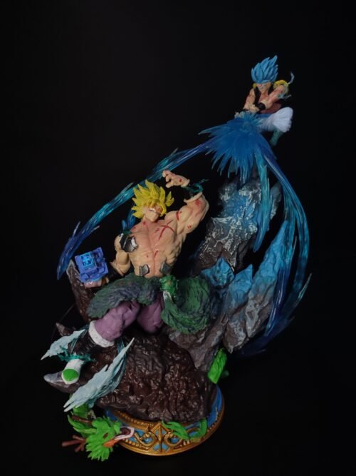 Figura Broly vs Gogeta Blue con sistema FDS - Dragon Ball