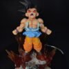 Figura Goku transformación Gold Ozaru con Alumbrado Led-Dragon Ball