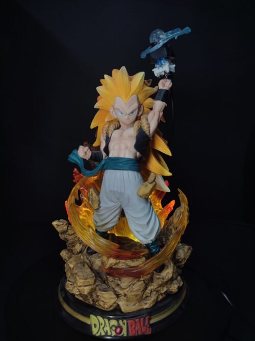 Figura Gotenks super saiyan 3 con sistema FDS y Alumbrado-Dragon Ball