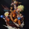 Figura Goku-Goten-Gohan Puño del dragon con sistema FDS y Alumbrado-Dragon Ball