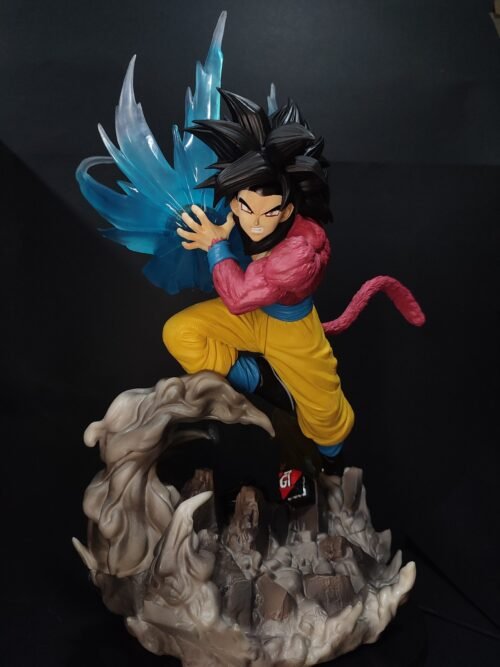 Figura grande Goku Super Saiyan 4 con sistema FDS y alumbrado Led - Dragon Ball
