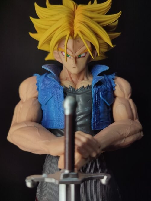 Figura Trunks del futuro con sistema FDS - Dragon Ball