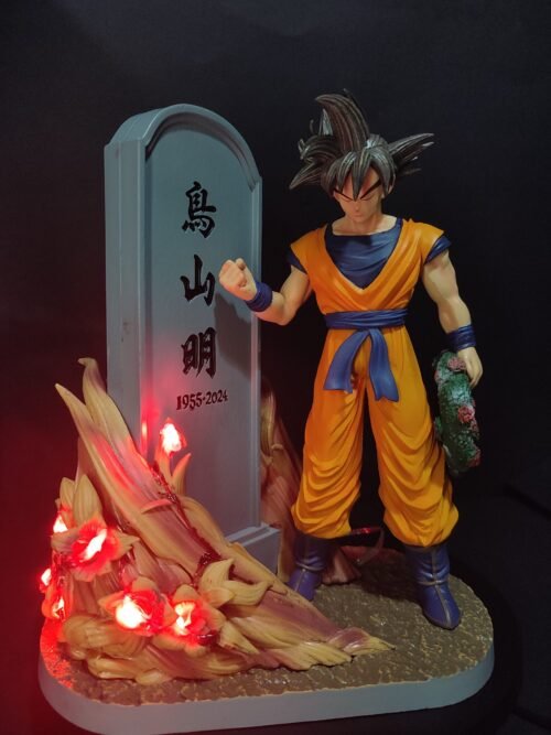 Figura Goku homenaje Akira Toriyama con Alumbrado Led-Dragon Ball