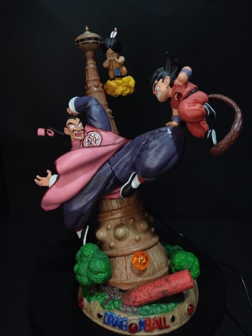 Figura Goku vs Tao Pai Pai con sistema FDS - Dragon Ball
