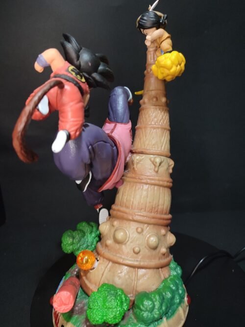 Figura Goku vs Tao Pai Pai con sistema FDS - Dragon Ball
