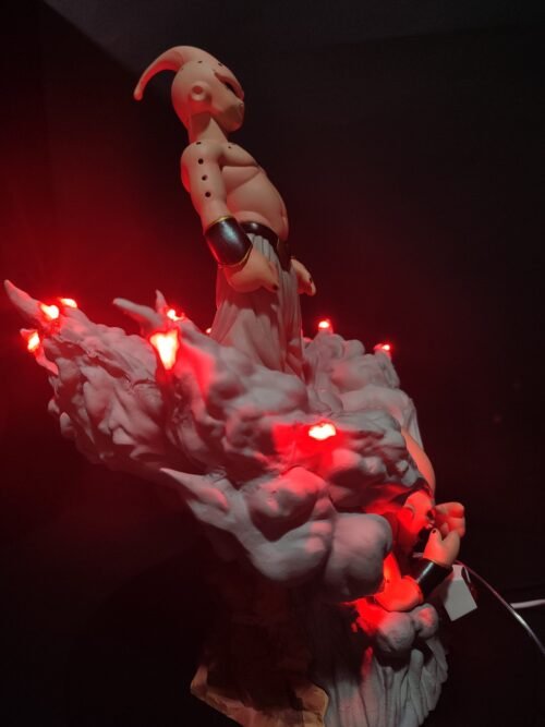 Figura Super Buu y Kid Buu con sistema FDS y alumbrado - Dragon Ball