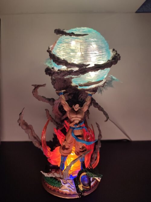 Figura Goku Genkidama con sistema FDS y Alumbrado-Dragon Ball