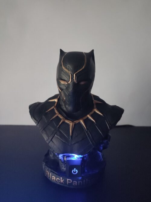 Figura busto de Black Panther con sistema FDS - Marvel