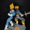 Figura Vegeta-Trunks Super Saiyans con sistema FDS y Alumbrado-Dragon Ball