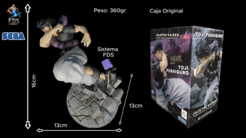 Figura de Toji Fushiguro con sistema FDS - Jujutsu Kaisen