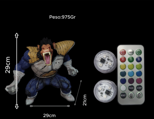 Figura Ozaru Vegeta con Alumbrado Led-Dragon Ball