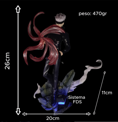 Medidasgojo31 Figura de Gojo con sistema FDS - Jujutsu Kaisen