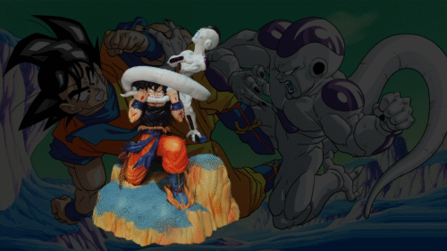 Figura Goku vs Freezer - Dragon Ball