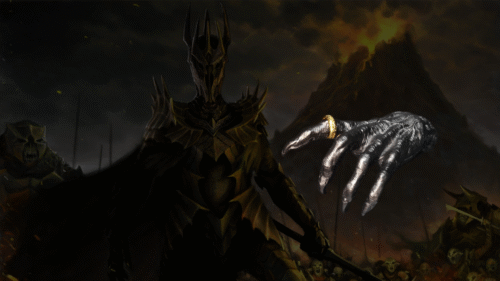 Figura Mano de Sauron - El señor de los anillos