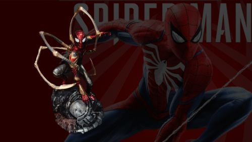 Figura Iron Spiderman  sistema FDS  y Alumbrado Led-Dragon Ball