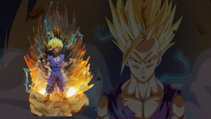 Figura Gohan Super Saiyan 2 dual mode con sistema FDS y Alumbrado-Dragon Ball