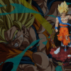 Figura Goku Super Saiyan sobre base con sistema FDS - Dragon Ball
