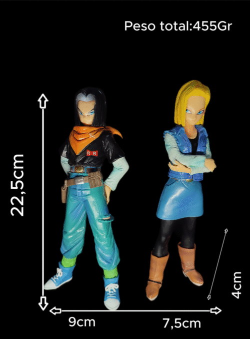 Figuras Androide nº 17 y nº18- Dragon Ball