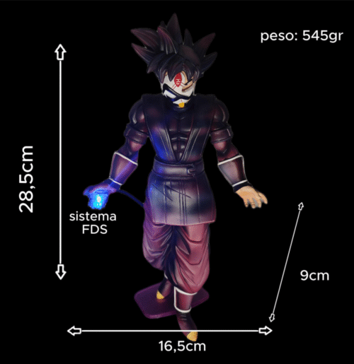 Figura Goku Black con sistema FDS - Dragon Ball