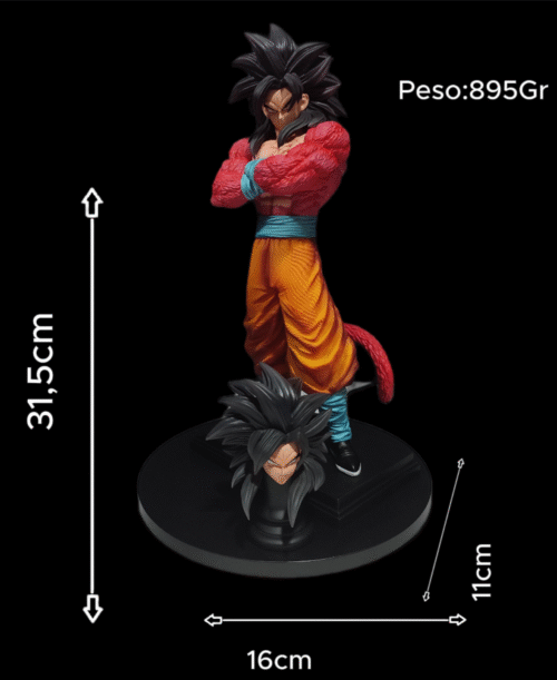 Figura Goku super saiyan 4 Dual mode - Dragon Ball