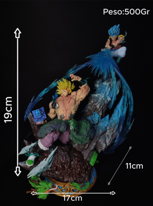 Figura Broly vs Gogeta Blue con sistema FDS - Dragon Ball
