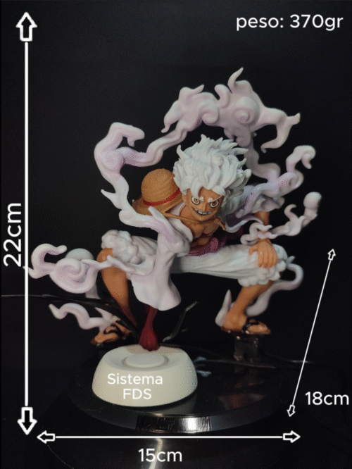 Figura Luffy Gear 5 con sistema FDS - One piece