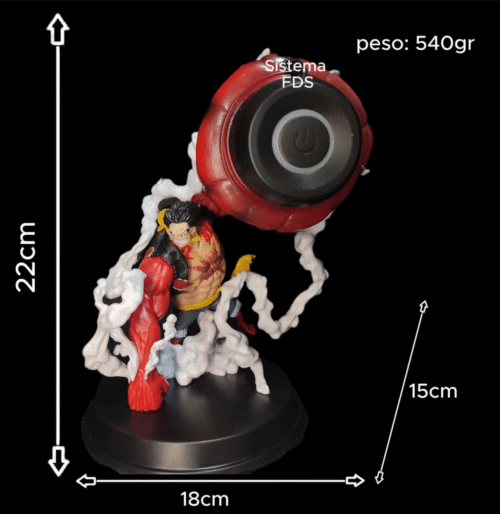 Figura Luffy Gear 4 con sistema FDS - One piece